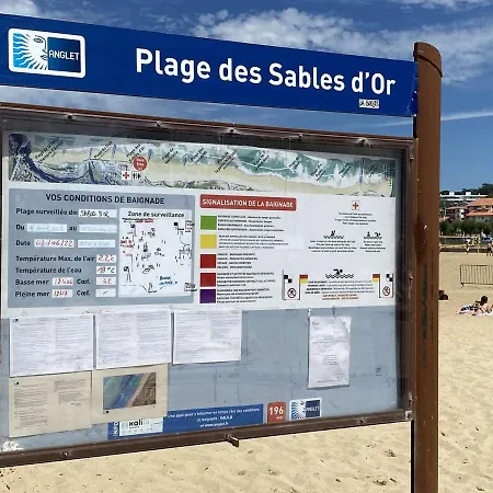Studio Anglet, 1 Piece, 2 Personnes - Fr-1-248-111 Apartament